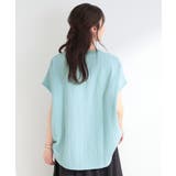 【洗濯機可/体型カバー】ゆるさら快適 柄アソートしぼしぼTシャツ | SHOO・LA・RUE | 詳細画像10 