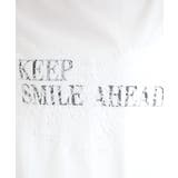 【ひんやり/洗濯機可】レースデザインでこなれ見え ロゴプリントTシャツ | SHOO・LA・RUE | 詳細画像4 
