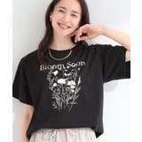 ブラック(319) | 【綿100%/ひんやり/S-LL】選べる3柄 大人のプリントTシャツ | SHOO・LA・RUE