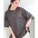 チャコールグレー(214) | 【ひんやり】ゆるっと体型カバー BIGアソートTシャツ | SHOO・LA・RUE