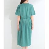【洗濯機可/S-LL】これだけで決まる 麻調スキッパー脇リボンワンピース | SHOO・LA・RUE | 詳細画像15