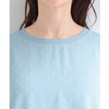 【洗濯後しわになりにくい/体型カバー】ドビードットで上品に ドルマントップス | SHOO・LA・RUE | 詳細画像24 