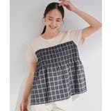 【S-LL/洗濯機可】着るだけサマ見え 柄アソートビスチェ風ドッキングTシャツ | SHOO・LA・RUE | 詳細画像5