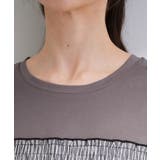 【S-LL/洗濯機可】着るだけサマ見え 柄アソートビスチェ風ドッキングTシャツ | SHOO・LA・RUE | 詳細画像24
