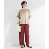 【ひんやり/UV】お袖レースが上品 ゆったりとろみトップス | SHOO・LA・RUE | 詳細画像15