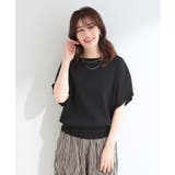 【S-LL/ひんやり/洗濯機可】インせず着られる ひらり袖ニット | SHOO・LA・RUE | 詳細画像5