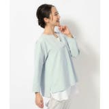 【S-3L/2点セット】ストレッチ入りダブルクロスレイヤードセット | SHOO・LA・RUE | 詳細画像10