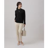 【洗える/SS-3L】すっきりキレイにかっこよく 大人のテーパードパンツ | SHOO・LA・RUE | 詳細画像6 