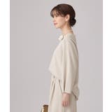 【通勤/デイリー/セットアップ可】カットジョーゼット お袖タック トップス | SHOO・LA・RUE | 詳細画像13