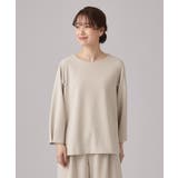 【通勤/デイリー/セットアップ可】カットジョーゼット お袖タック トップス | SHOO・LA・RUE | 詳細画像21