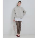 【2点セット/S-LL】時短で決まる もちもちニット&裾シャツインナー | SHOO・LA・RUE | 詳細画像3