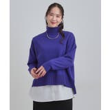 【2点セット/S-LL】時短で決まる もちもちニット&裾シャツインナー | SHOO・LA・RUE | 詳細画像19