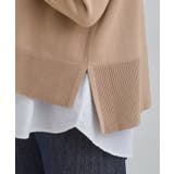 【2点セット/S-LL】時短で決まる もちもちニット&裾シャツインナー | SHOO・LA・RUE | 詳細画像32