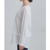 【2点セット/S-LL】時短で決まる もちもちニット&裾シャツインナー | SHOO・LA・RUE | 詳細画像34