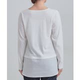 【2点セット/S-LL】時短で決まる もちもちニット&裾シャツインナー | SHOO・LA・RUE | 詳細画像35