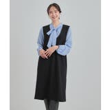 【2点セット/洗える/S-LL】時短でコーデ決まる ジャンドレ&リブインナー | SHOO・LA・RUE | 詳細画像4