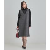 【2点セット/洗える/S-LL】時短でコーデ決まる ジャンドレ&リブインナー | SHOO・LA・RUE | 詳細画像20