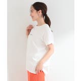 【汗じみ防止/ひんやり/S-LL】インせず着られる 刺繍ロゴTシャツ | SHOO・LA・RUE | 詳細画像6