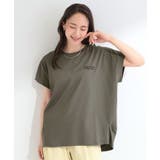 【汗じみ防止/ひんやり/S-LL】インせず着られる 刺繍ロゴTシャツ | SHOO・LA・RUE | 詳細画像9