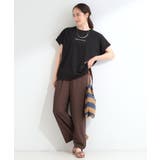 【汗じみ防止/ひんやり/S-LL】インせず着られる 刺繍ロゴTシャツ | SHOO・LA・RUE | 詳細画像19