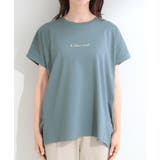 【汗じみ防止/ひんやり/S-LL】インせず着られる 刺繍ロゴTシャツ | SHOO・LA・RUE | 詳細画像25