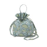 ころんとしたフォルムが魅力 ラタプリント 巾着ショルダーバッグ | SHOO・LA・RUE | 詳細画像12