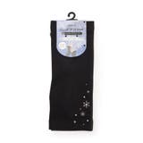 ブラック(019) | フィンガーレス雪柄刺繍グローブ | SHOO・LA・RUE