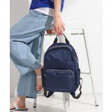 ネイビー(094) | 【撥水】整理整頓できちゃうリュック【低反発ショルダー】 | SHOO・LA・RUE