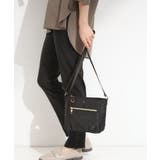 ブラック(019) | 【撥水】フロントファスナーポケットショルダー | SHOO・LA・RUE