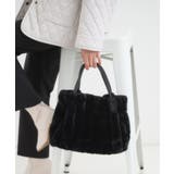 ブラック(019) | 【高レビュー/2WAY】きれい見えで上品な ストライプファートートバッグ | SHOO・LA・RUE