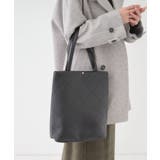 バイアスチェック型押しトートバッグ | SHOO・LA・RUE | 詳細画像1