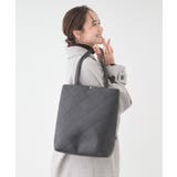 ブラック(019) | バイアスチェック型押しトートバッグ | SHOO・LA・RUE