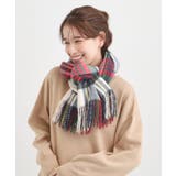 柄アソートチェックストール | SHOO・LA・RUE | 詳細画像1 