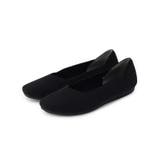 ブラック(019) | 【22.5cm-24.5cm】洗えてさらさらニットパンプス | SHOO・LA・RUE