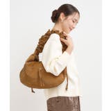 キャメルブラウン(041) | ハンドルフリルショルダーバッグ | SHOO・LA・RUE