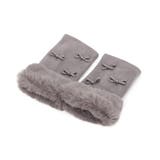 グレー(012) | 指切りリボン付きグローブ | SHOO・LA・RUE