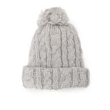 ライトグレー(011) | マフラーにもなる 2WAYニット帽 | SHOO・LA・RUE