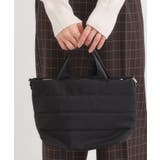 ブラック(019) | キルティングトートバッグ | SHOO・LA・RUE