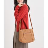 キャメルブラウン(041) | 前ポケットショルダーバッグ | SHOO・LA・RUE