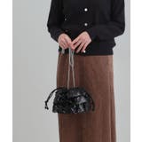 スパンコールフリル巾着ショルダーバッグ | SHOO・LA・RUE | 詳細画像1