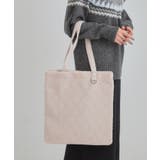 ラメ格子柄スクエアトートバッグ | SHOO・LA・RUE | 詳細画像5 