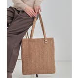 ラメ格子柄スクエアトートバッグ | SHOO・LA・RUE | 詳細画像3 