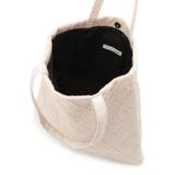 ラメ格子柄スクエアトートバッグ | SHOO・LA・RUE | 詳細画像13 