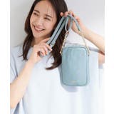 サックスブルー(890) | 【Lee別注/撥水】スタッズミニショルダーバッグ | SHOO・LA・RUE