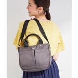 グレー(012) | 【Lee別注/撥水】フロント立体ポケットトートバッグ【2WAY】 | SHOO・LA・RUE