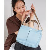 サックスブルー(890) | 【Lee別注/撥水】フロント立体ポケットトートバッグ【2WAY】 | SHOO・LA・RUE