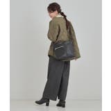 【8ポケット】フロント切り替えショルダーバッグ | SHOO・LA・RUE | 詳細画像2 