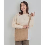 ベージュ(052) | 【8ポケット】フロント切り替えショルダーバッグ | SHOO・LA・RUE