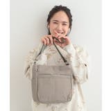 グレージュ(050) | 【撥水】収納力のある 10ポケットショルダーバッグ | SHOO・LA・RUE