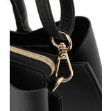 一枚革風三層トートバッグ | SHOO・LA・RUE | 詳細画像18 